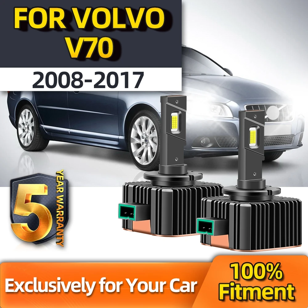 

TEENRAM D1S LED Replace Car HID Lamp with CSP 1:1 High Power For Volvo V70 2008 2009 2010 2011 2012 2013 2014 2015 2016 2017
