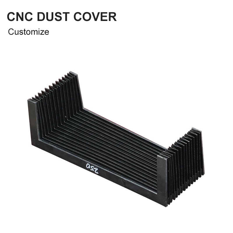 Custom CNC Dust Cover Organ Cover Machine Tool Guide Rail Cover Bellows Protection CNC Router Engraving Machine Dust Cloth