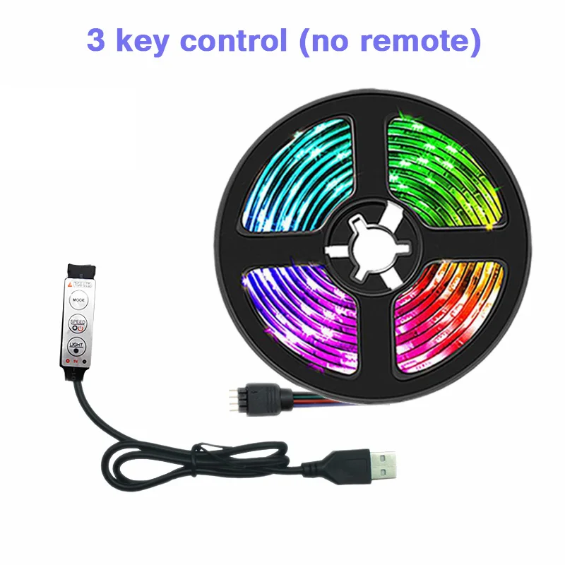 Bluetooth USB LED Strip Light RGB 5050 2835 SMD 5V Led Lights Flexible 1-30M Lamp Ribbon TV BackLight Room Decoration Diode Tape images - 4