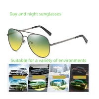 mens driving travel anti glare day and night polarized sunglasses 8025