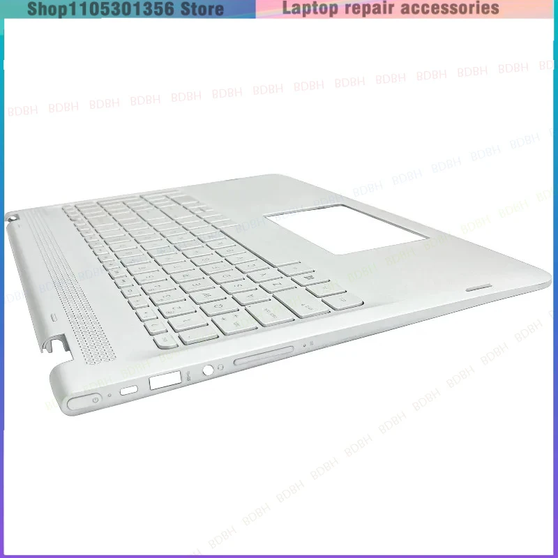 Новый верхний корпус (палмрест) с клавиатурой для ноутбуков ENVY X360 15-AQ, M6-AQ, 15T-AR, TPN-W119, артикул 857283-001, на замену (art.: 3920d99205dc3) - 3920d99205dc3