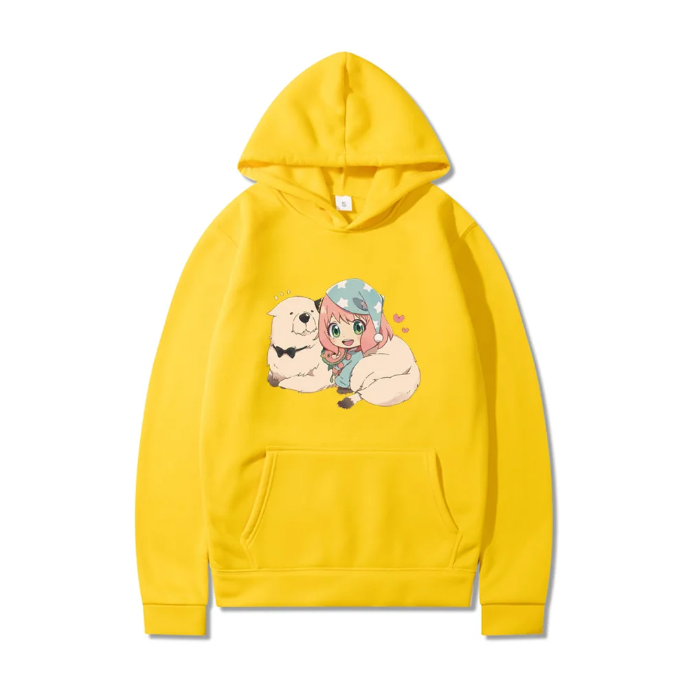 

New Cross-border Male Spy Play House Kawaii Print Fashion Trend Youth Long Sleeve Pocket Spring And Autumn Hoodie