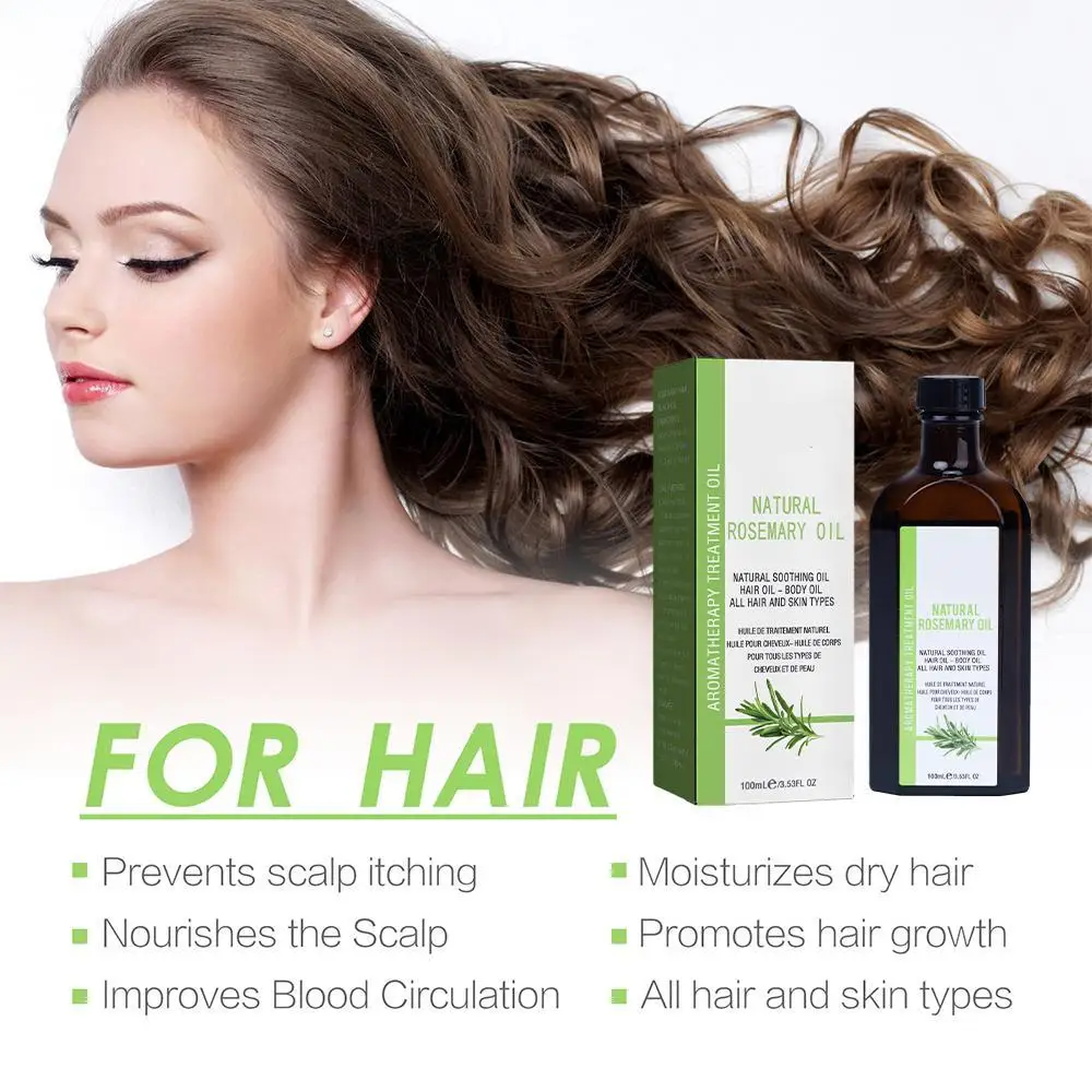 

Эффективное масло для ухода за волосами розмарина питательное увлажняющее Восстанавливающее Средство для сухих волос кондиционер против спутанных волос эфирное масло