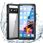 Водонепроницаемый Чехол IP68 для Google Pixel 6 Pro, пылезащитный чехол для дайвинга из ТПУ + PET + PC, прозрачная задняя крышка для Google Pixel 6 Pro, чехол для телефона