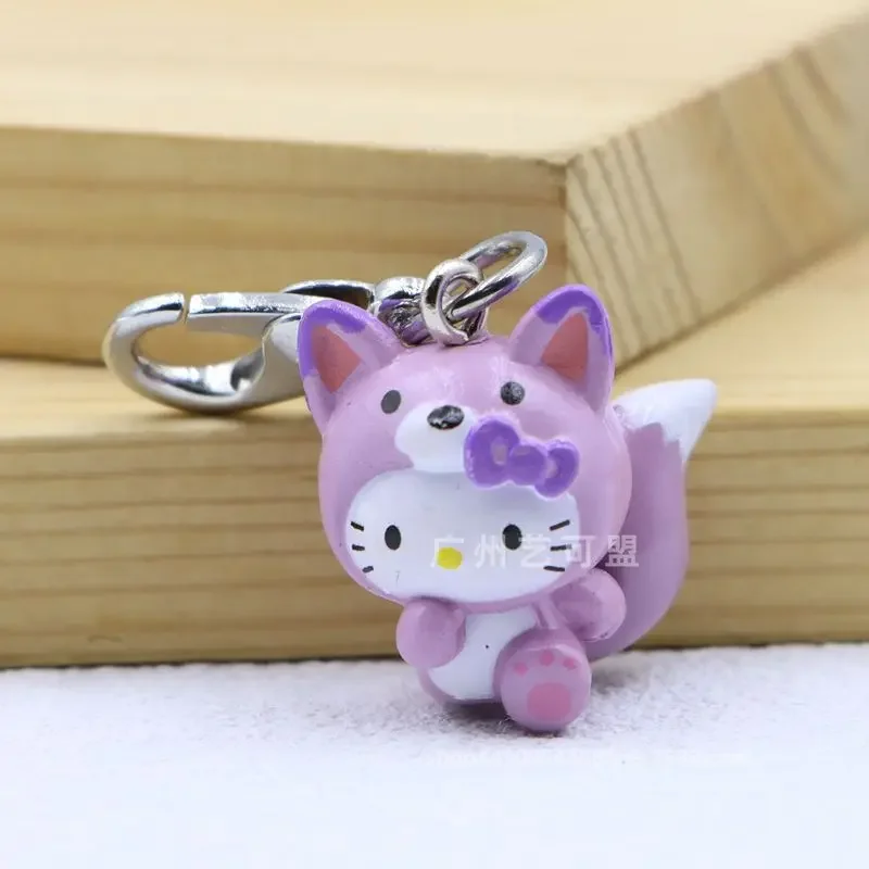 Sanrio милый клубничный брелок для куклы Hello Kitty ангел кулон мобильного телефона