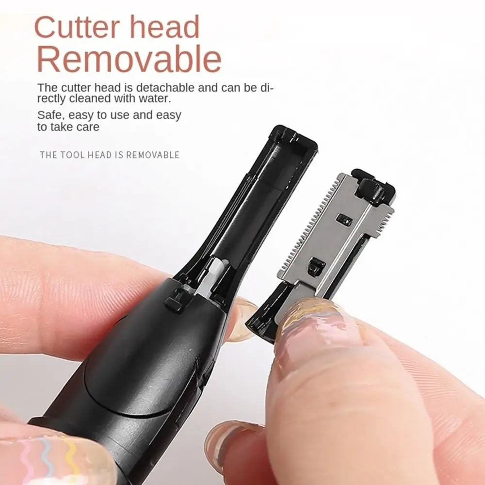 Электрический мини-триммер для бровей съемный женский карандаш зарядка от USB