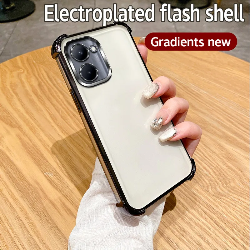 Чехол для Realme C33 чехол телефона четырехугольная подушка безопасности мягкий с