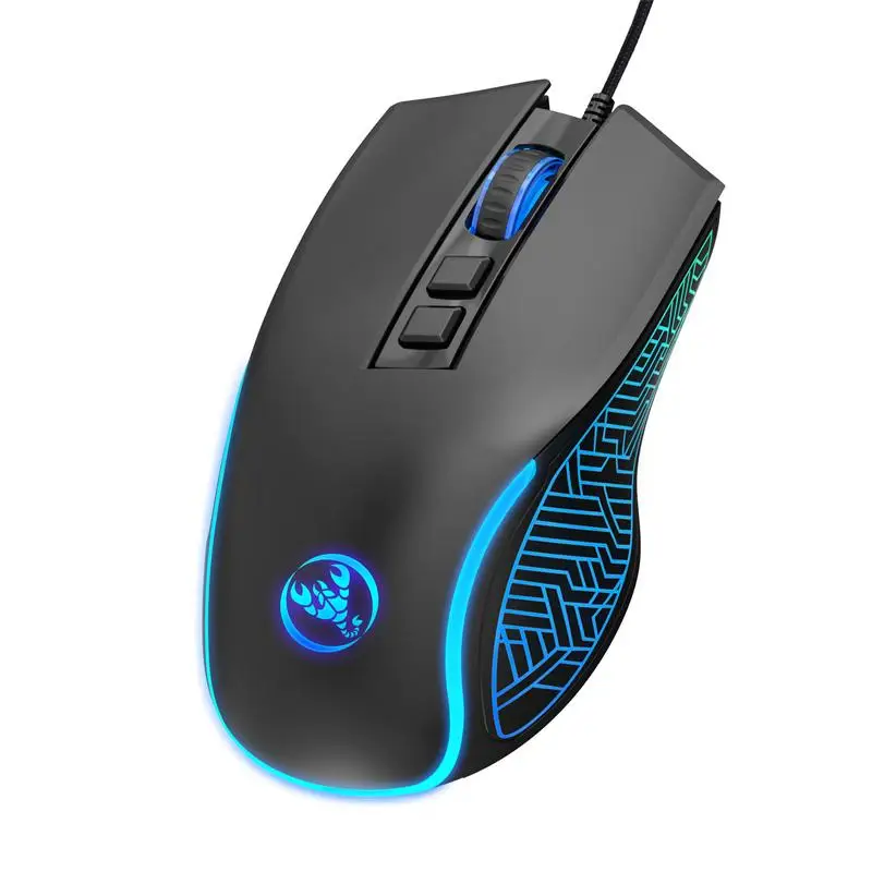 

Gaming Mouse Wired USB Optical Gaming Mice LED Colored Backlight Gamer Mice With 7 Programmable Buttons Ergonomic Gaming Mouse