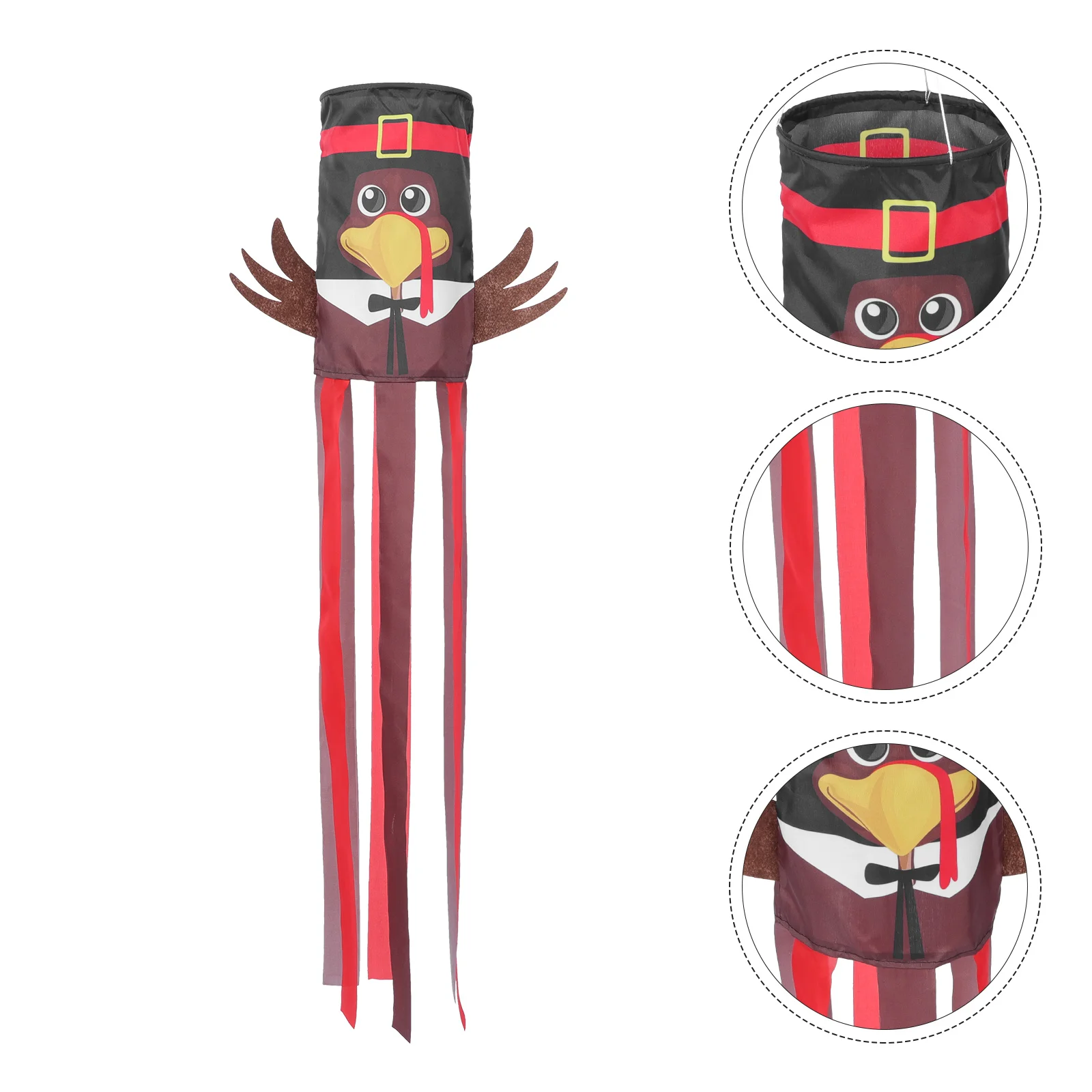 

Thanksgiving Windsock Fall Flag Outdoor Decor Decorative Autumn Garden Flags Hanging Wind Day Pendant Turkey Windsocks Indicator