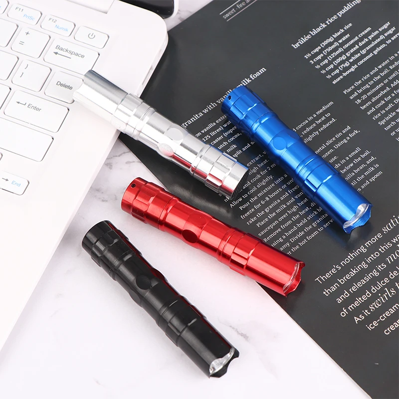 

1Pc 3W Aluminum Alloy Waterproof LED Flashlight Torch Portable Pocket Light AA Battery Powerful Light Led For Hunting Camping