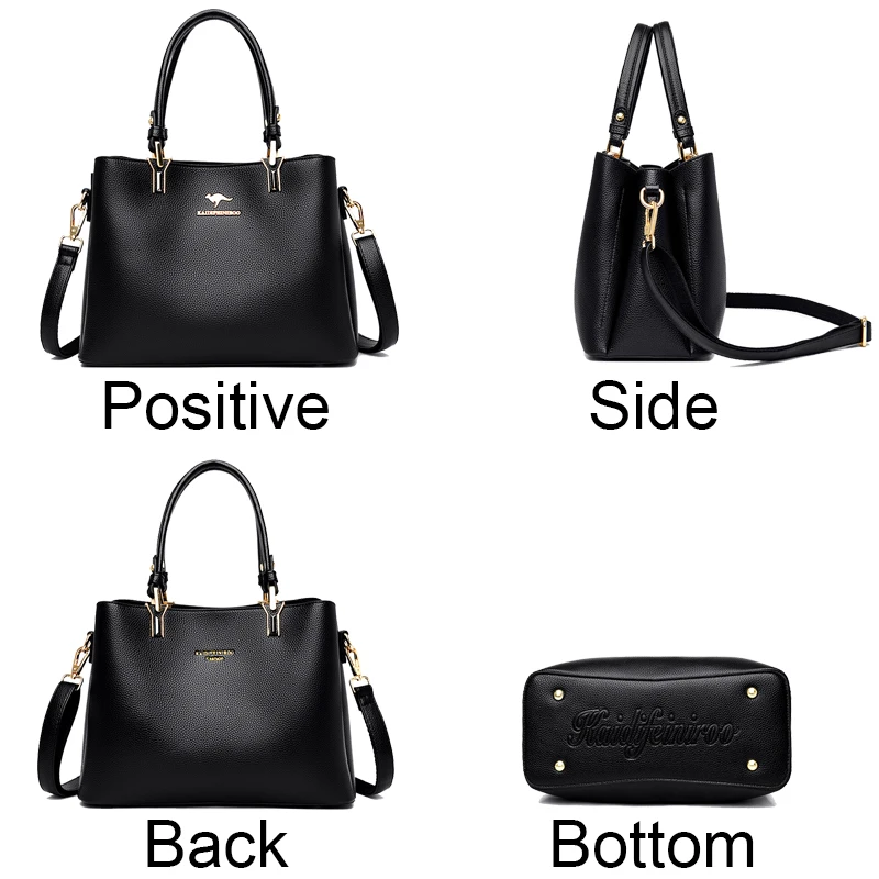 Женская кожаная сумка через плечо