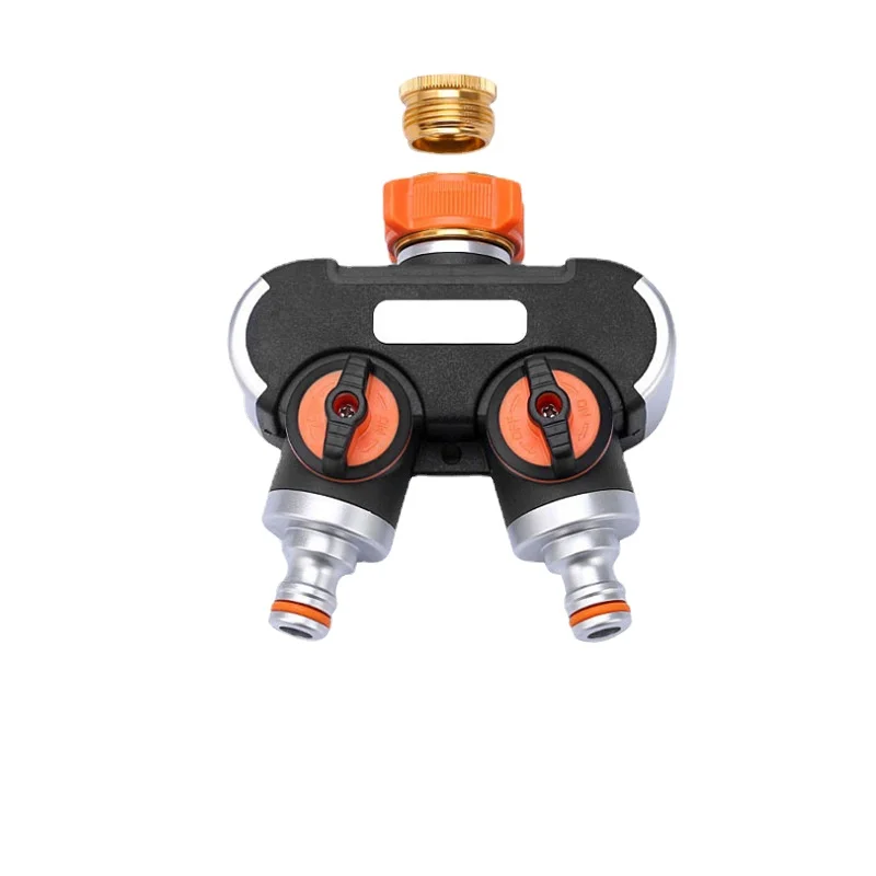 

1pcs European Standard Nipple Two-way Diverter Garden Faucet Water Separator Universal joint of washing machine faucet