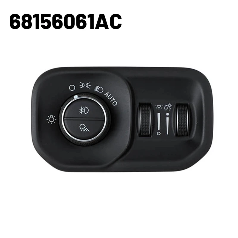 

68156061AC переключатель управления фарами, освещение, управляющий переключатель автомобиля для Dodge Ram 1500 2500 3500-2019
