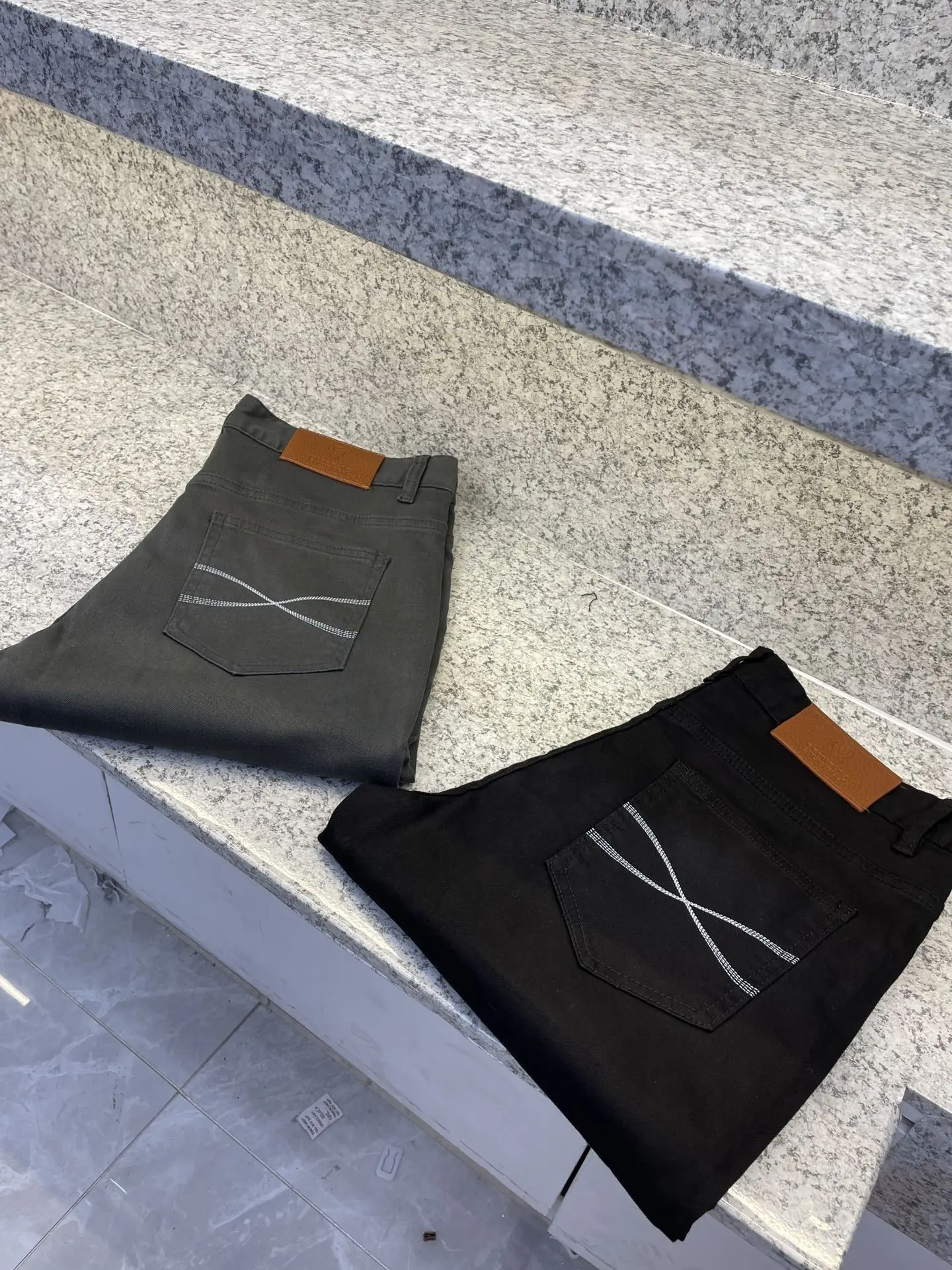 Мужские джинсы BILLIONAIRE SIJITONGDA с микроэластичной резинкой новинка осени/зимы 2024 из