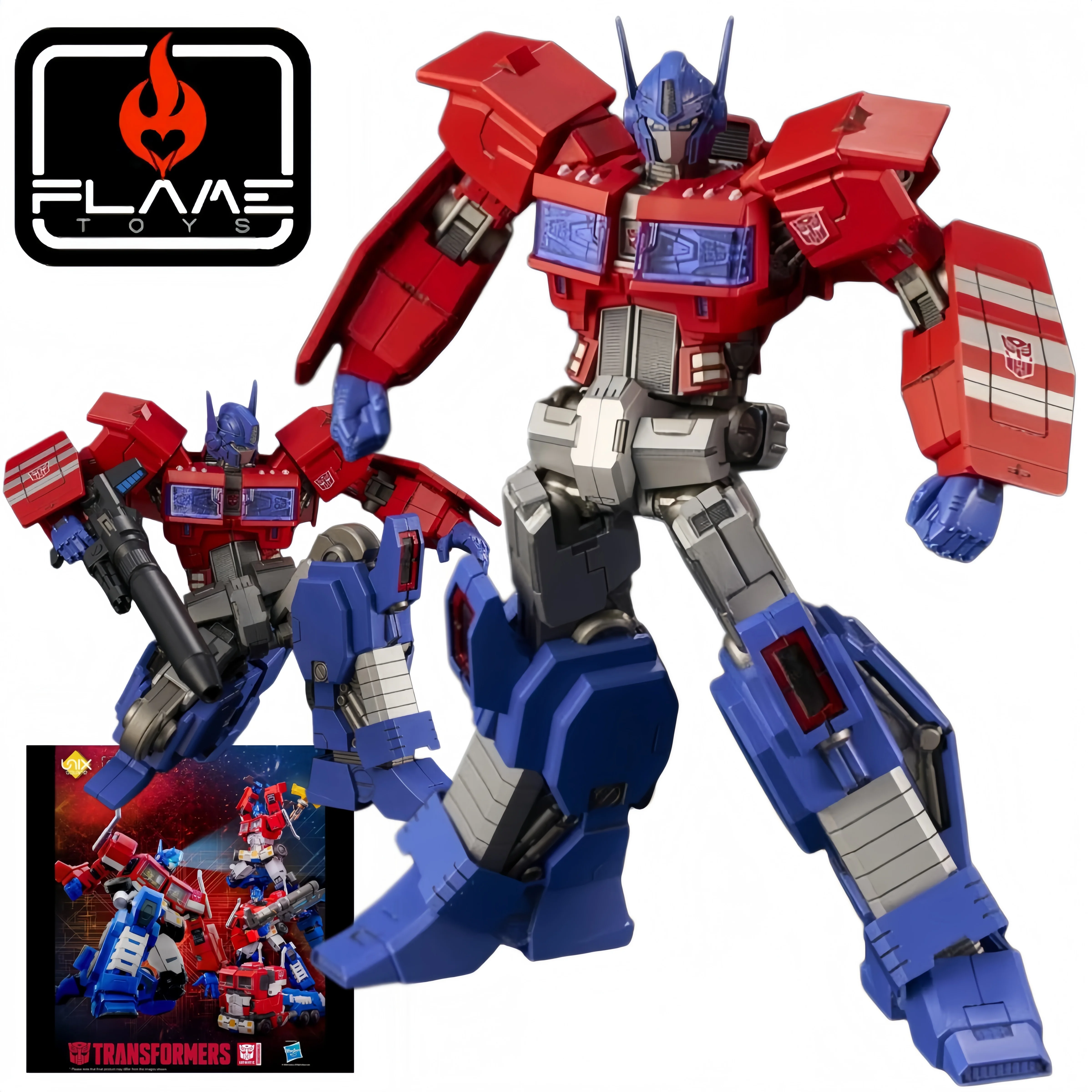 Фото Модель Фурай # 03 Оптимус Прайм IDW Версия. Flame Toys 1/144 Набор для сборки модели Трансформеров, подвижная фигурка для коллекции №1