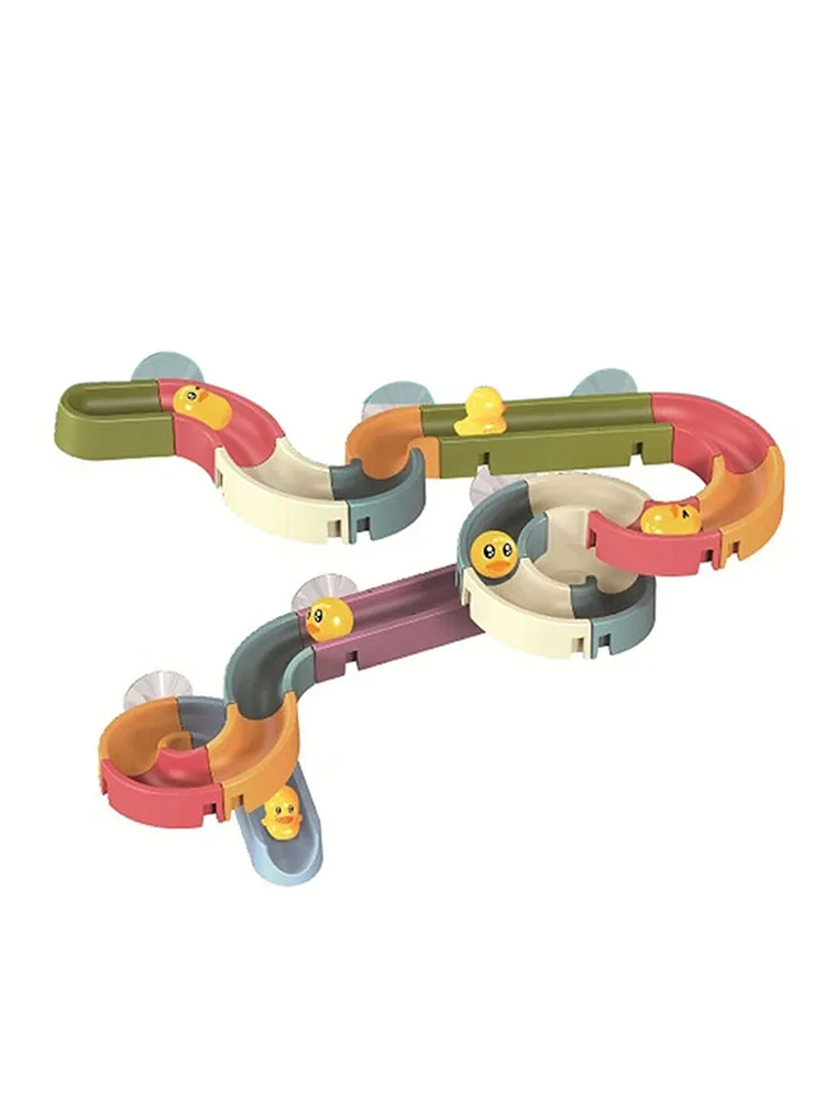 

34PCS Baby Slideway Toys Shower Bath DIY Assembled Puzzle Toys