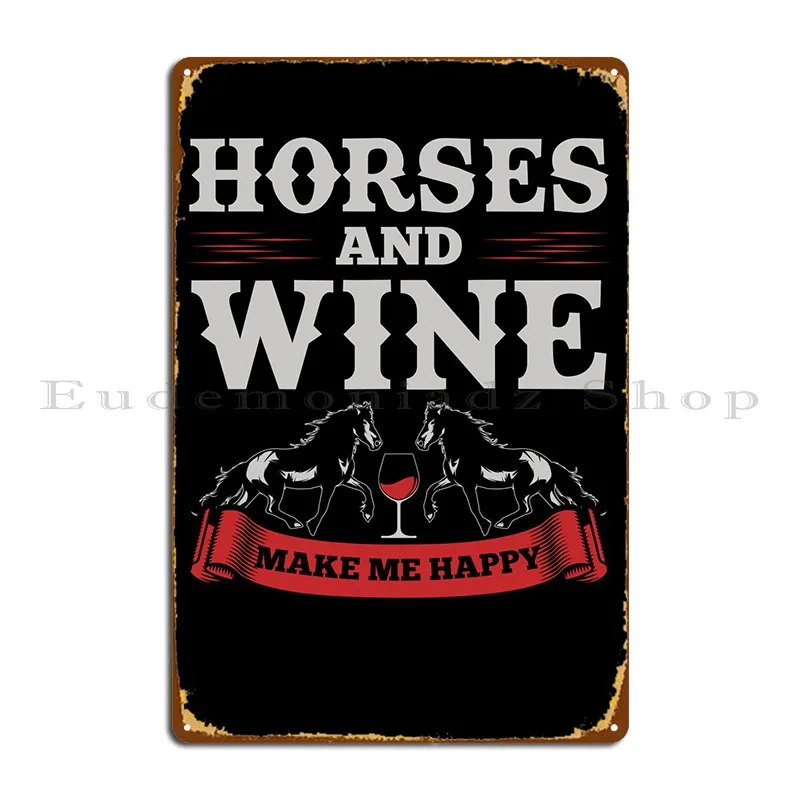 

Horse Lover Horseback Metal Sign Cinema Party Kitchen Customized Club Tin Sign Poster