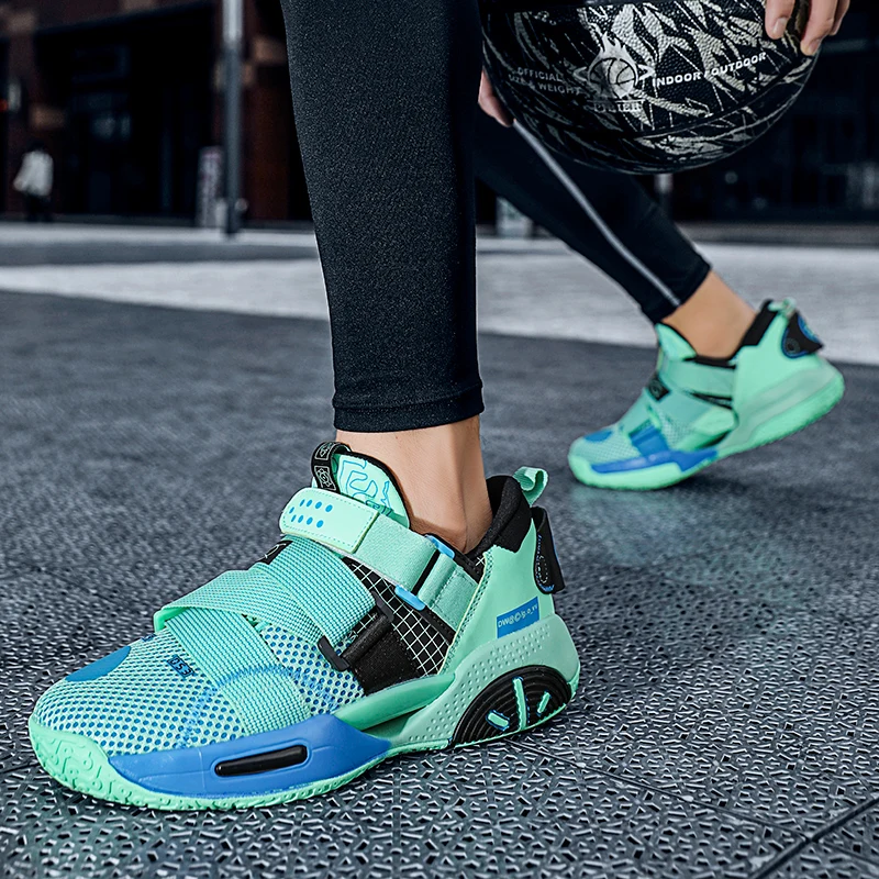 Brand Fashion Colorful Basketball Shoes Men 2022 Professional Men's Basketball Sneakers Shock absorption Women's Sport Shoes