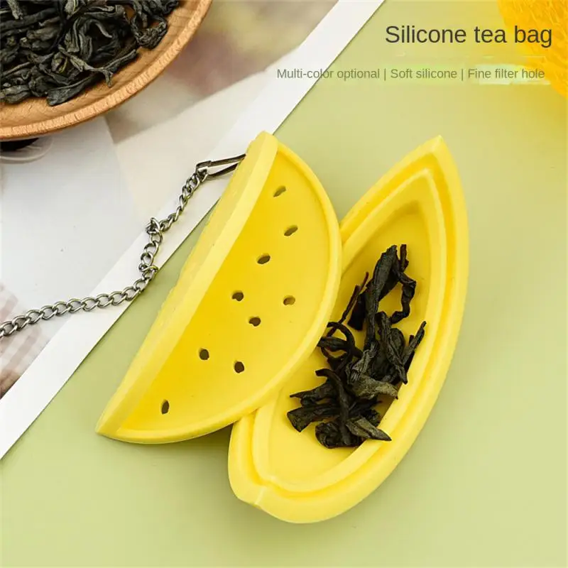 

Lemon Slice Tea Strainer Modern And Simple Silicone Stainless Steel Tea Maker Tea Separation Tea Filter Kitchen Accessories