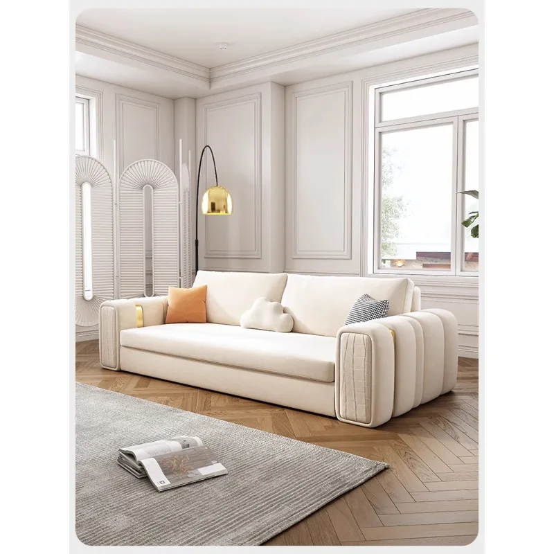 Современный легкий роскошный диван-кровать складной для гостиной маленькой