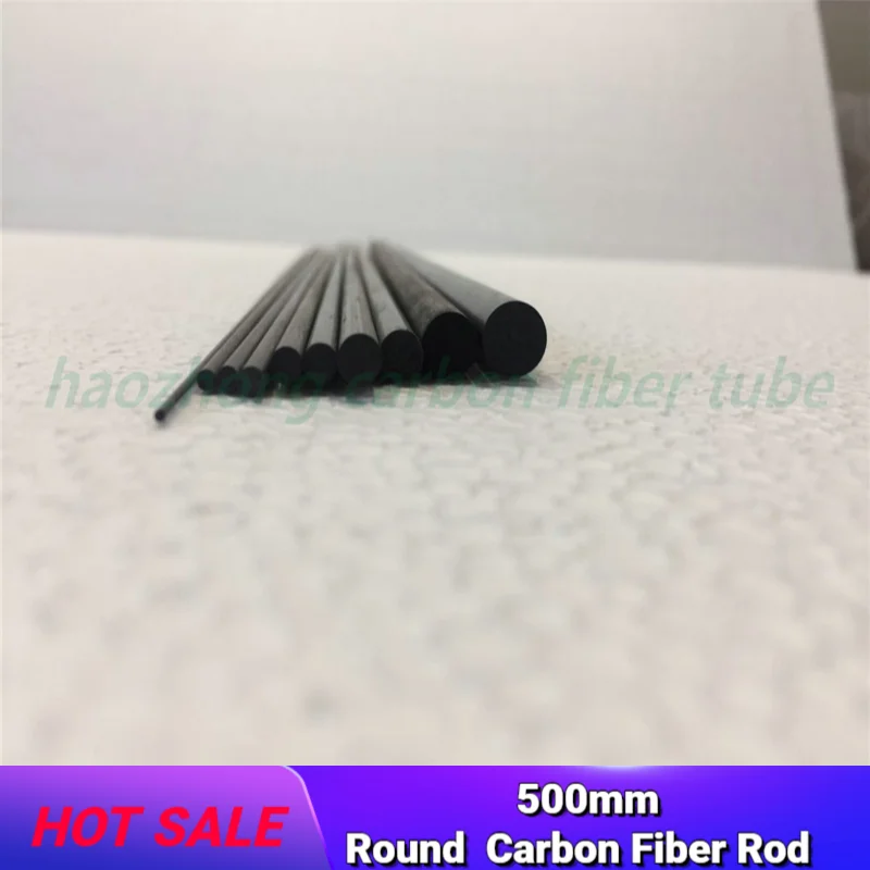 5 шт., стержни из углеродного волокна для радиоуправляемого самолета, 3 мм X 500 мм