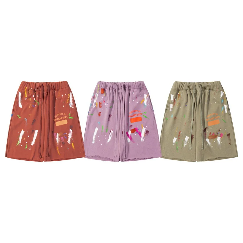 

Summer Gallery Dept Design Speckled Dot Short Capris for Men and Women