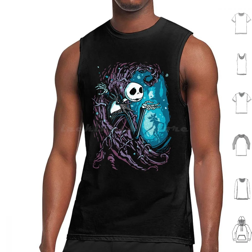 

Майка с перевернутым топом, жилет без рукавов, Джек, Хэллоуин