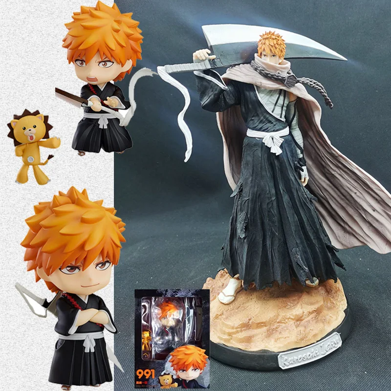 

991 Ichigo Kurosaki Action Figure BLEACH PVC Anime Figure BLEACH Figurine Collection Model Cute Doll Toys Gifts
