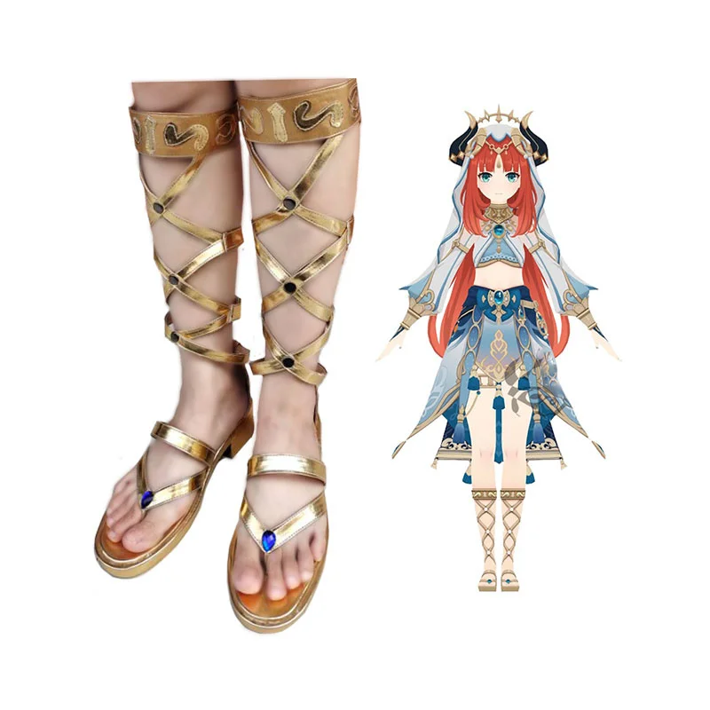 Game Genshin Impact Nilou реквизит для косплея сандалии на заказ Хэллоуина вечерний наряд