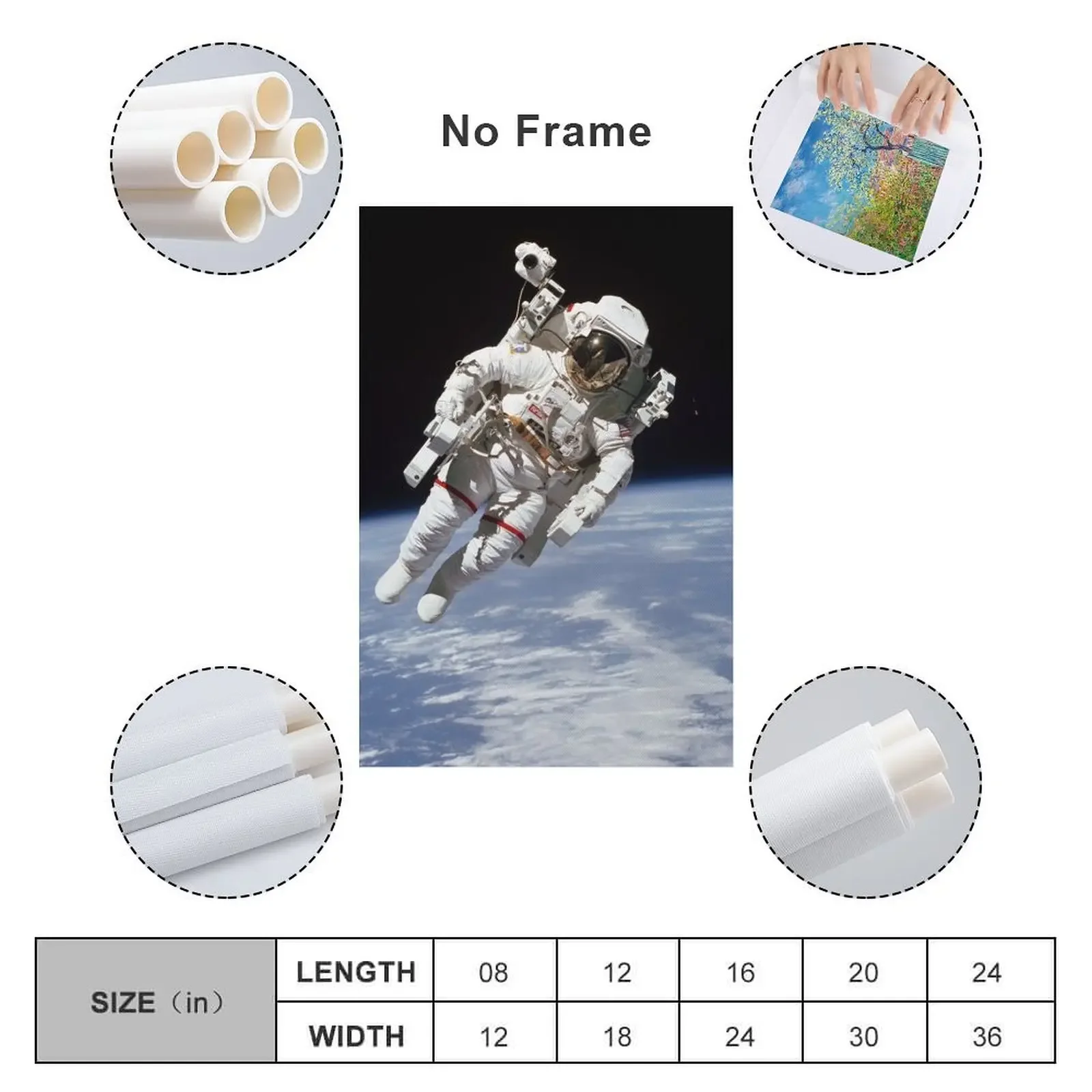 Астронавт Брюс Маккандерс на первом везде без привязанного космического