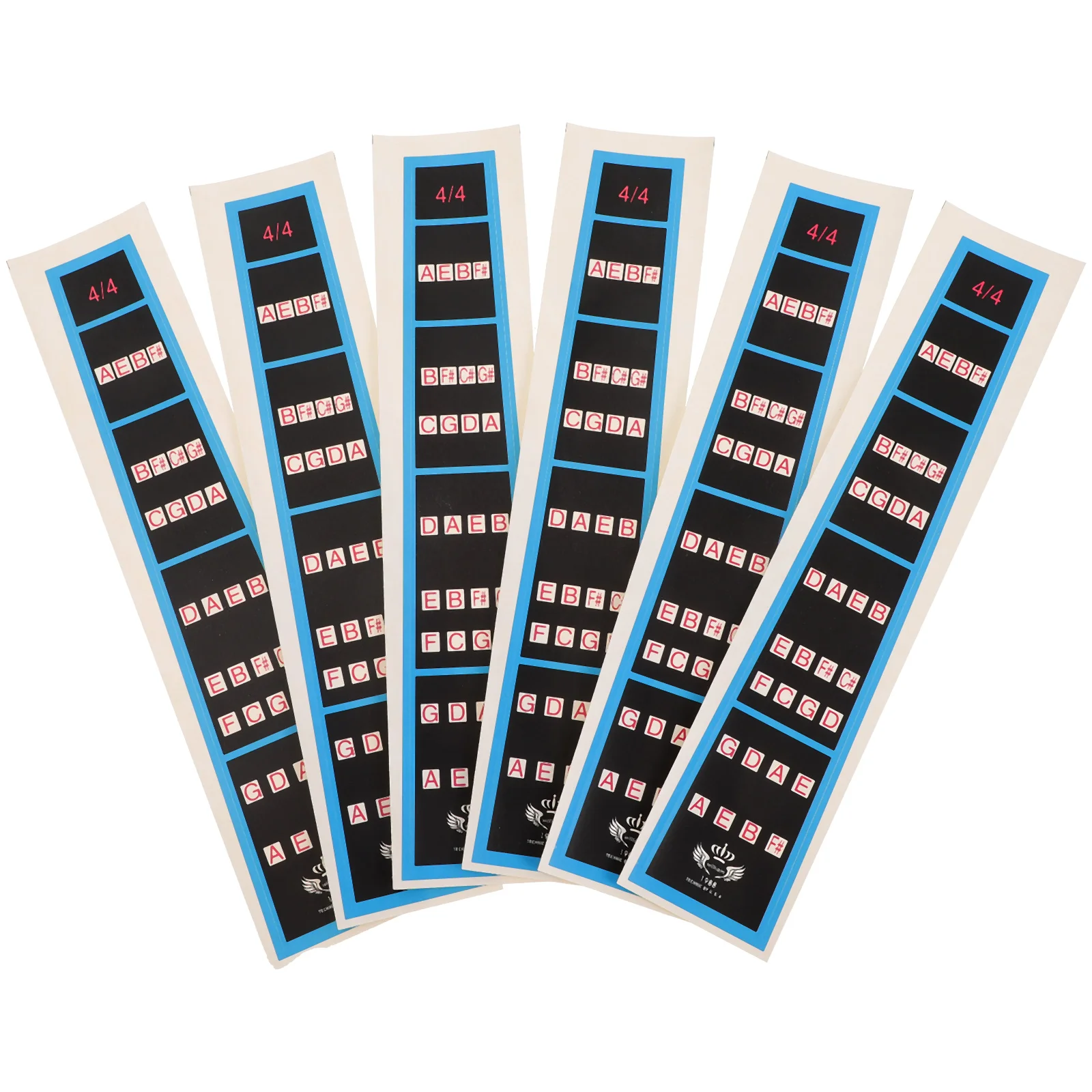 

6pcs Violin Stickers Fretboard Stickers Professional Violin Stickers Fingerboard Stickers For Violin