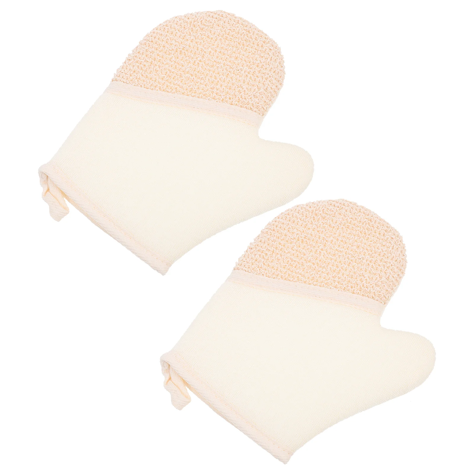 

2pcs Rubbing Bath Household Bath Flax Bath Housewarming Presents Scrubber for Shower Home Use Bath