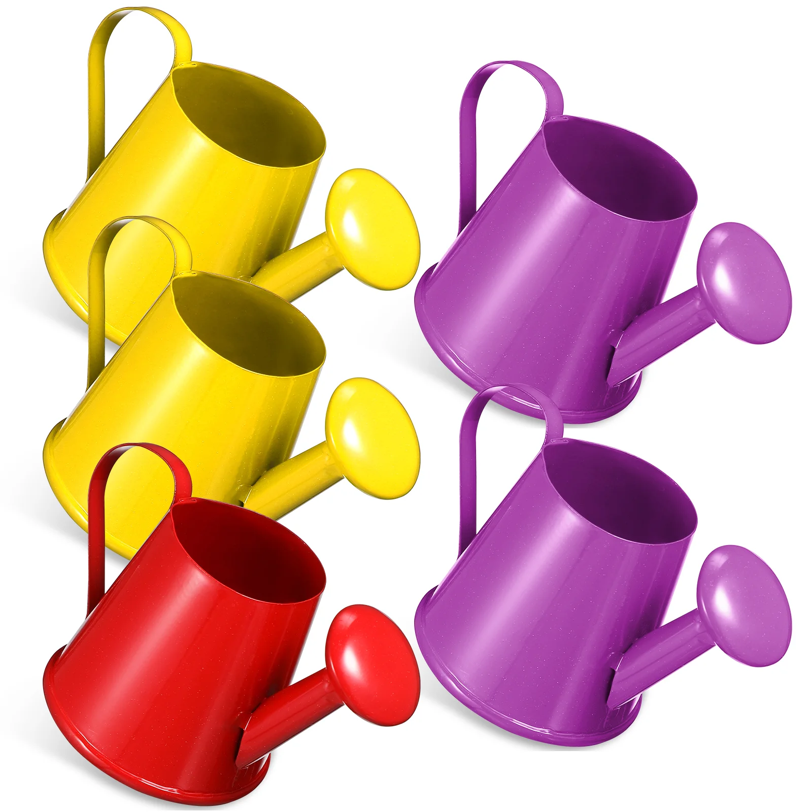 5 шт. лейка металлическая мини-малышка детский уличный декор чайник горшки