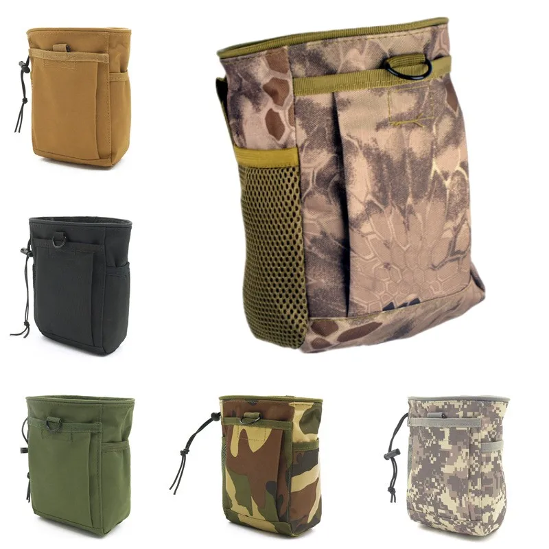 

Hunting Tactical Bag Dump Drop Pouch Military Hunting Airsoft Gun Accessories Sundries Pouch Portable Molle Ammo Recycling Bag