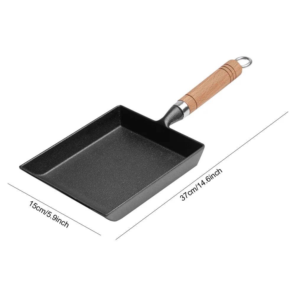 Чугунная сковорода для яиц антипригарная японская стандартная кухонная