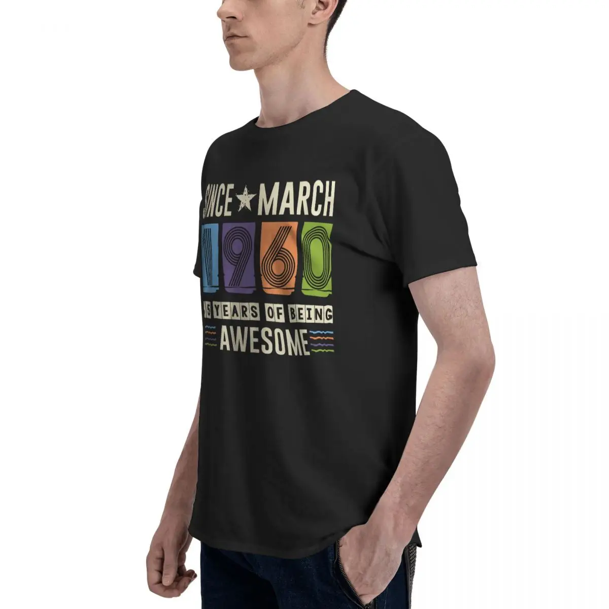 Impresionante эмоциональная Азия от 1960 года 65 años regalo de cumpleaños camiseta высокая роспись для