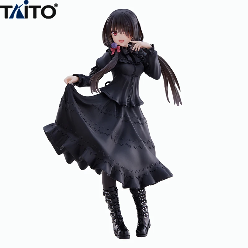 

In Stock Original TAITO Coreful DATE ALIVE IV Kurumi Tokisaki Nightmare Plain Clothes Ver Anime Figure Model Action Toys Gifts