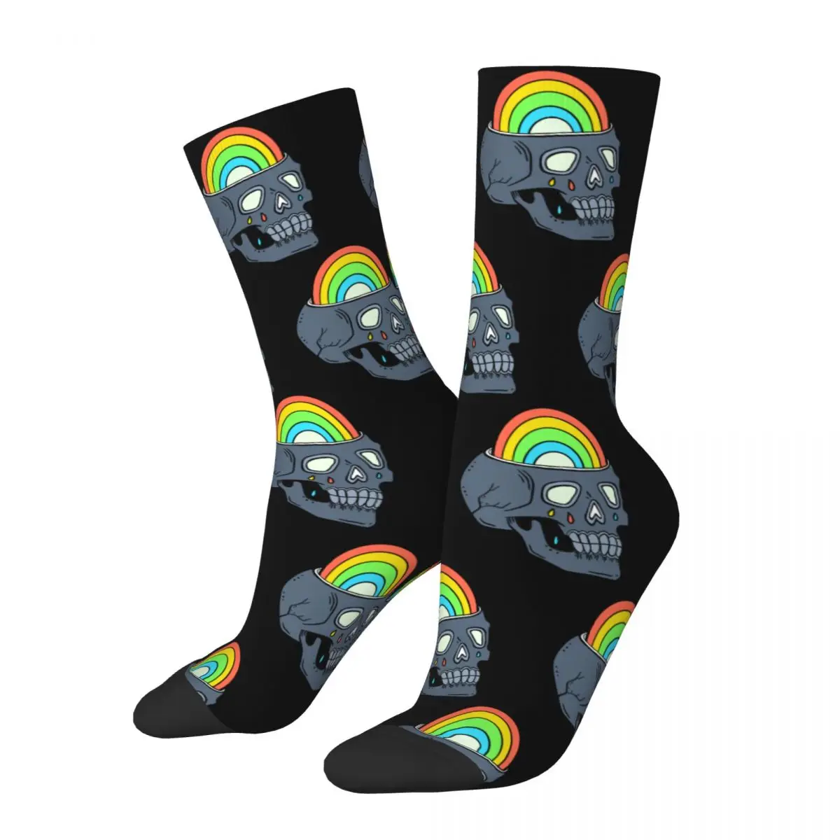Радужные носки для взрослых Skeleton радужные унисекс мужские женские