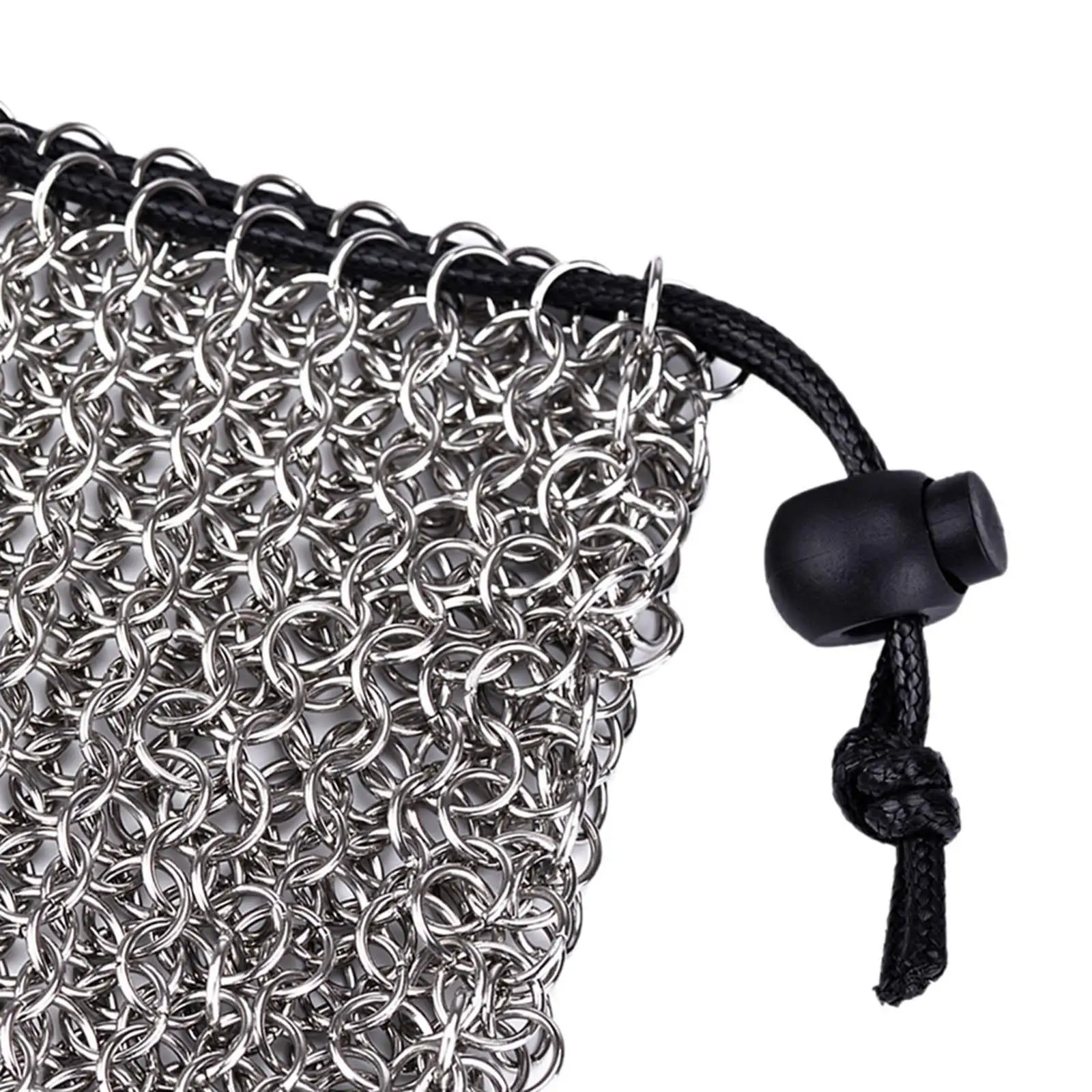 

Portable Chainmail Dice Bag Stainless Steel Gift Rust-Proof for Dices Coins