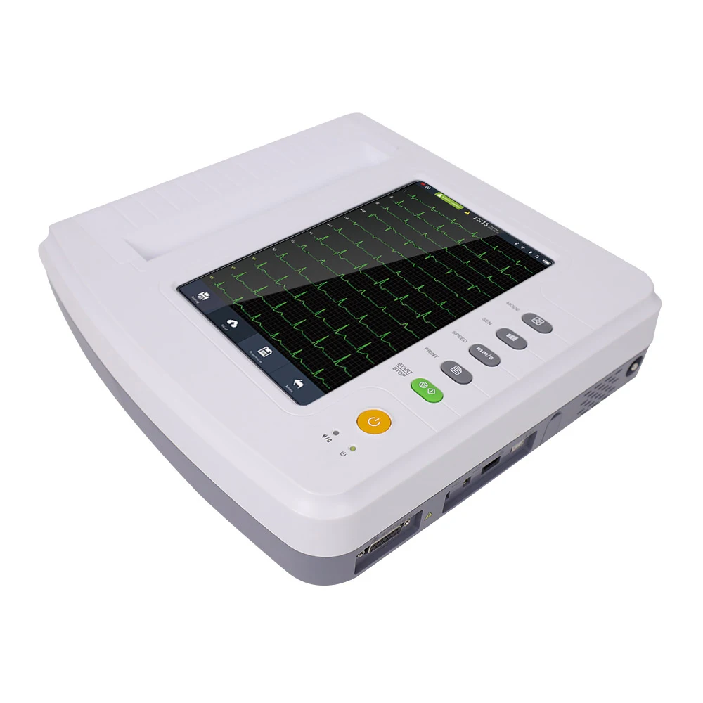 Фото Портативный 12-канальный электрокардиограф CONTEC ECG1212G (3, 6, 12 отведений) для измерения ЭКГ и частоты сердечных сокращений №5