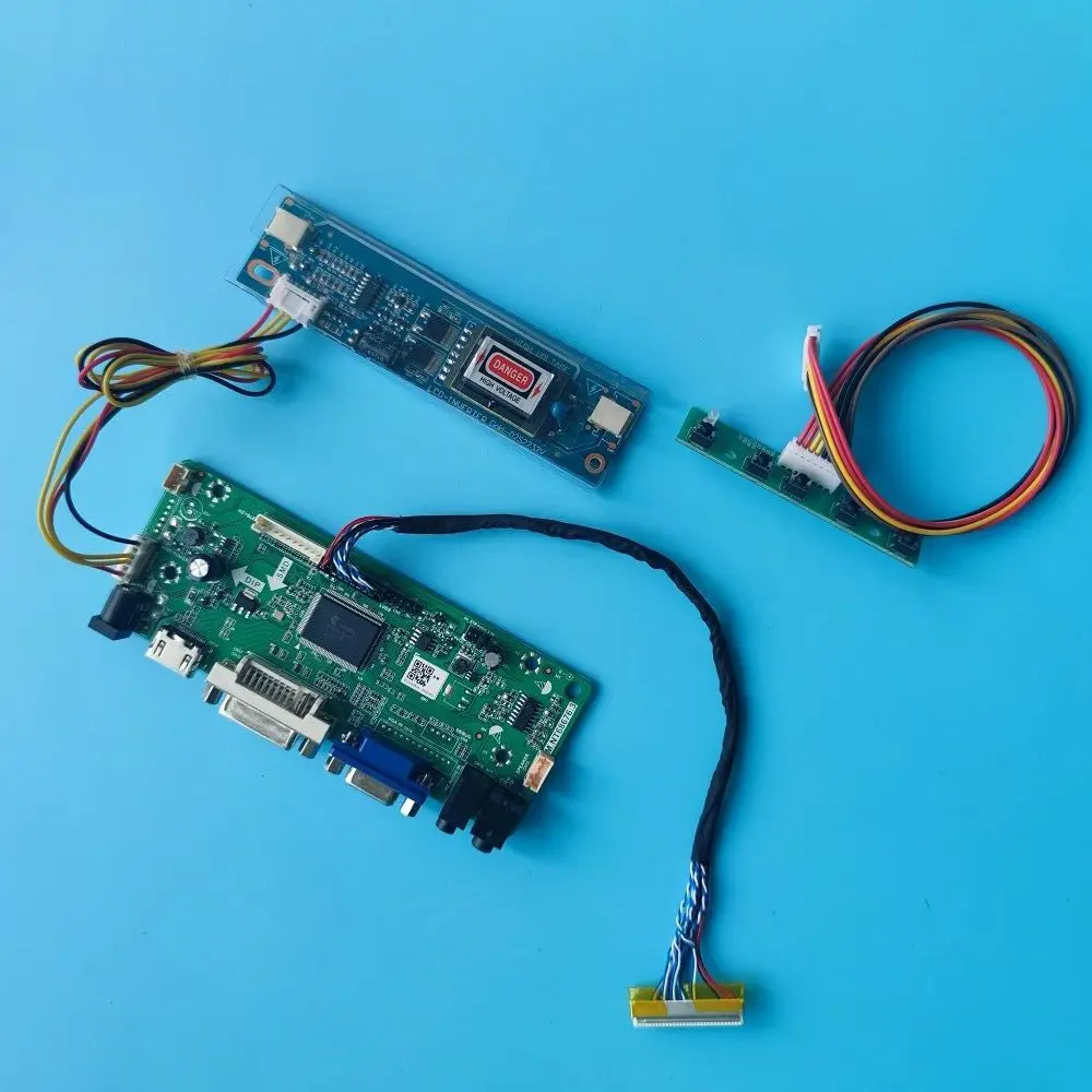 

ЖК-экран DVI VGA, совместимый с LVDS HDMI, для CLAA150XP01, 15 дюймов, 1024x768, 20pin, 2CCFL, панель, контроллер, плата