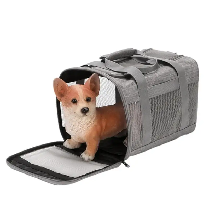 

Складной гамак, дышащая дорожная сумка для переноски домашних животных, с двойным отверстием, для кошек и собак