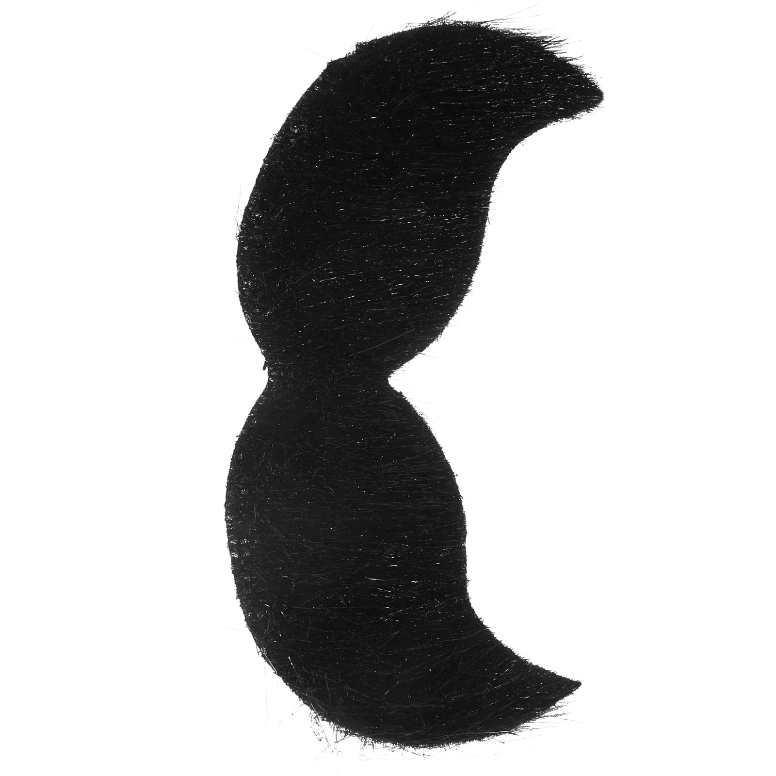 Расческа для бороды усы искусственный человек черный наряд тушь ресниц тканевый