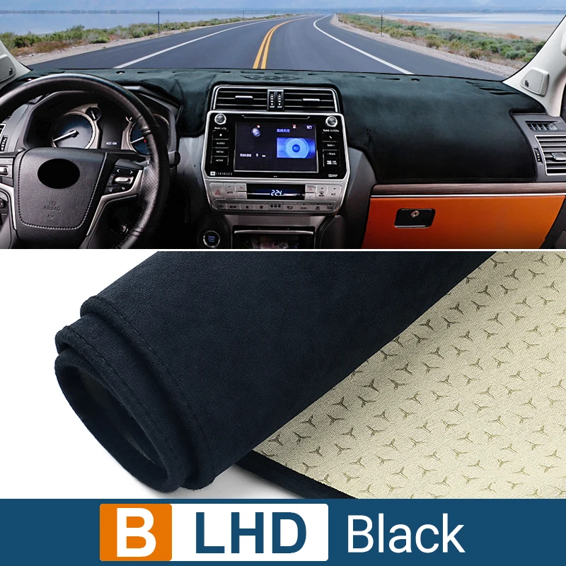 

Накладка На Приборную Панель Toyota Land Cruiser Prado 150 J150 2010-2023 Из Фланелевого Полиэстера Для Защиты От Солнца