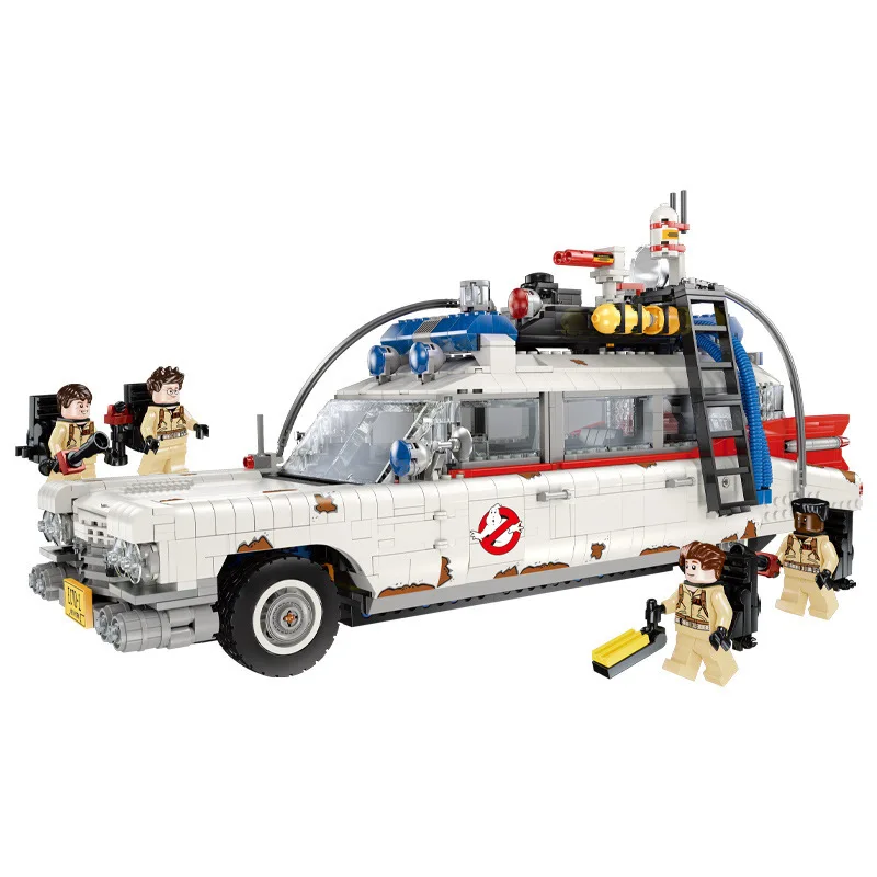 

Совместим с 10274 Ghostbusters ECTO-1 4Mini Dolls, строительные блоки, модель автомобиля, детали для Хэллоуина, рождественские подарки