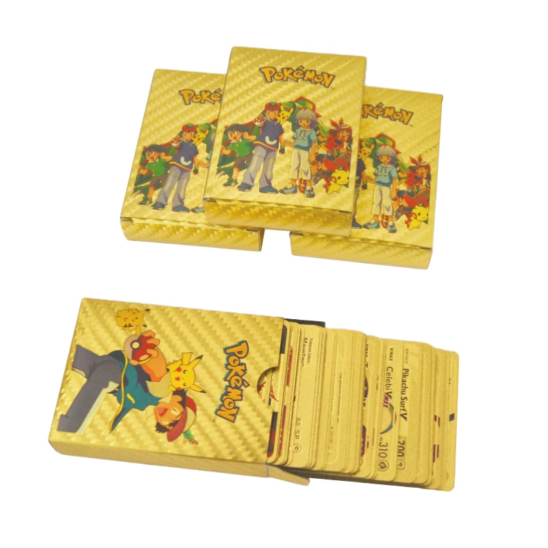 Набор металлических карт с испанским покемоном Vmax DX GX ультра Редкие карты TCG