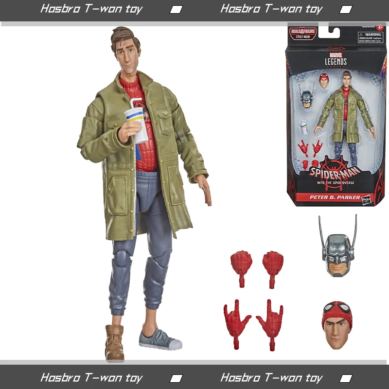 

Hasbro Marvel Legends Series Into The Spider-Verse Peter B. Parker 6 Inch(15Cm) Collectible Action Figure Toys