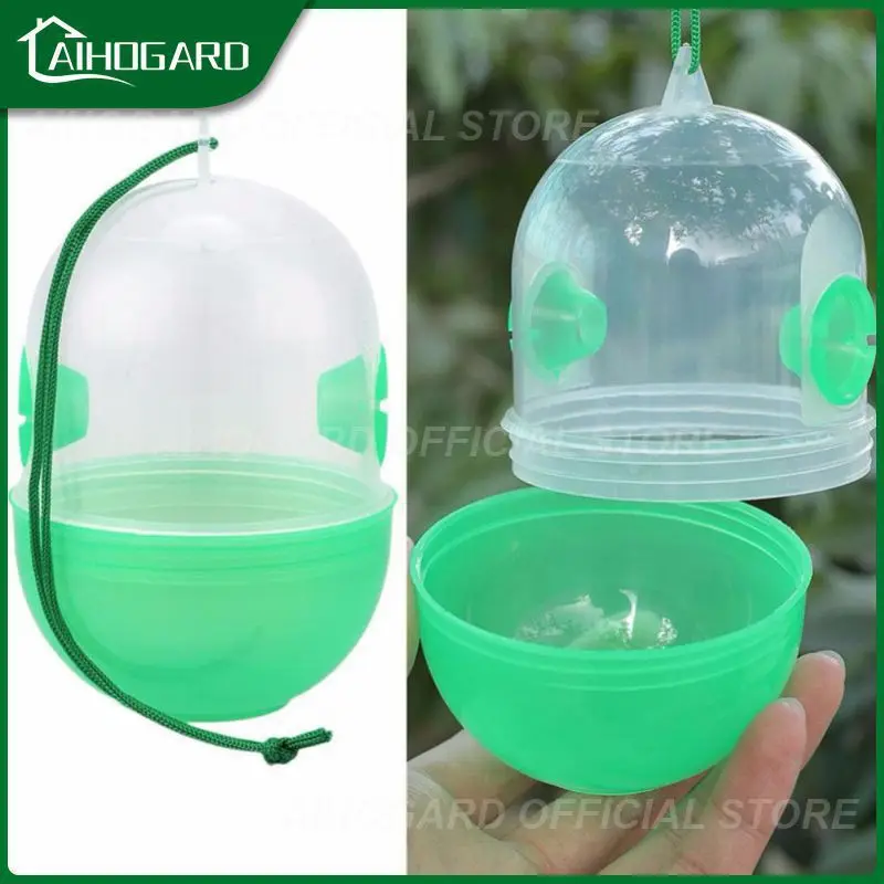 

Placed On Desktop Insects Flies Hornet Trap Hung On Treetop Flies Trapper Green Pest Control Products Bee Catcher Newest 2023