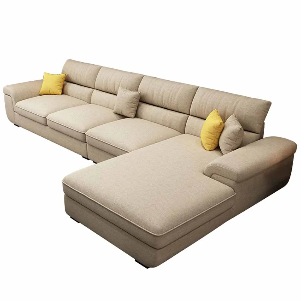 

Fabric Living Room Sofas Washable Couch Soft Comfortable Sponge Emulsion Filling With Wear-Resistant Breathable