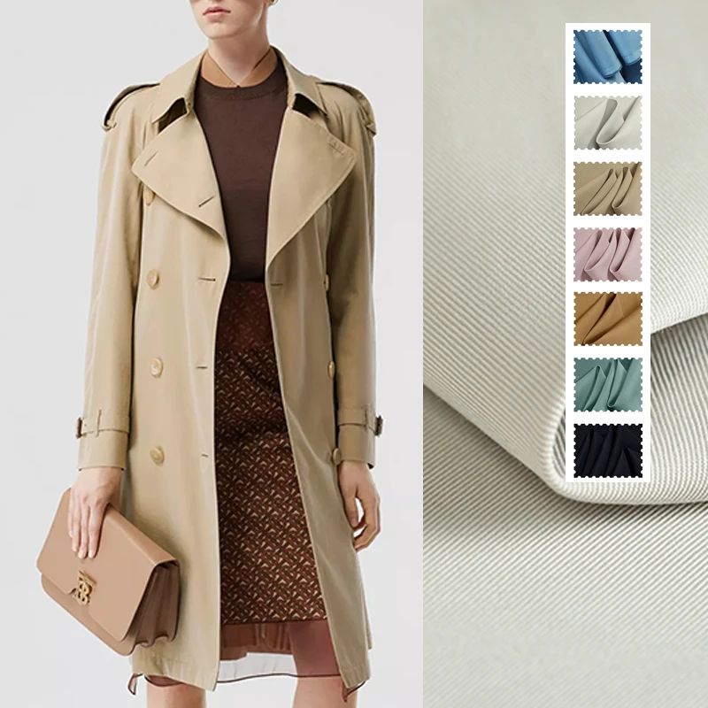 

Однотонная куртка из хлопка и полиэстера, синяя, коричневая, черная, ширина 152 см, 309 г/м, для осени и весны, E1222